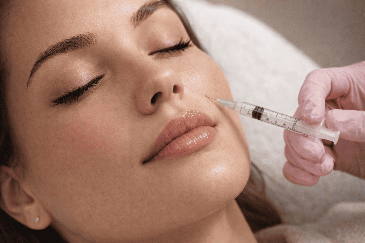 Контурная пластика лица филлерами